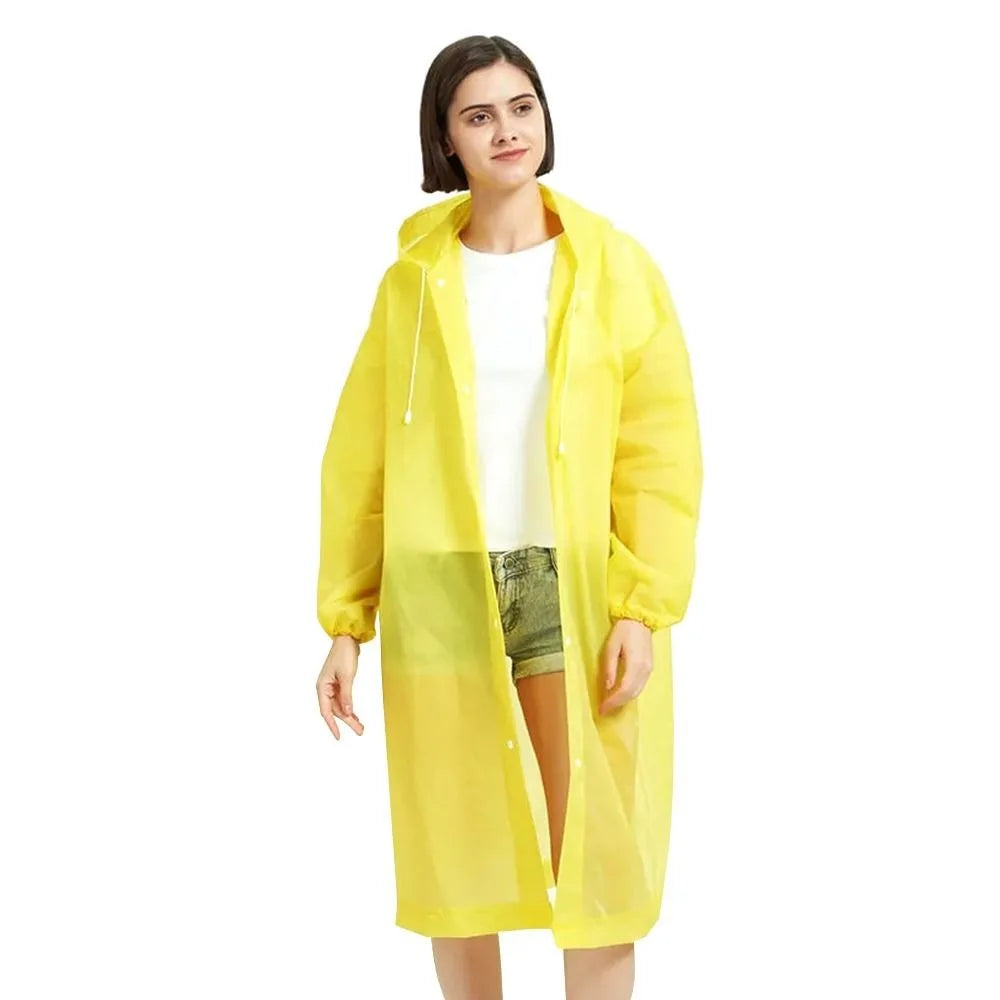 EVA Rain Coat New Full Body Thickening Adult Raincoat Waterproof Convenient Reusable Poncho Outdoor