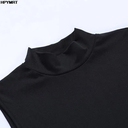 Long Black Dress Woman Round Neck Slim Bodycon Dresses New Summer Midi Dresses Sexy Dress For Party White Black Dresses Women