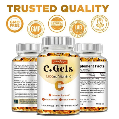 Vitamin C Softgels - Improve Immunity, Promote Nutrient Absorption, Anti-oxidation