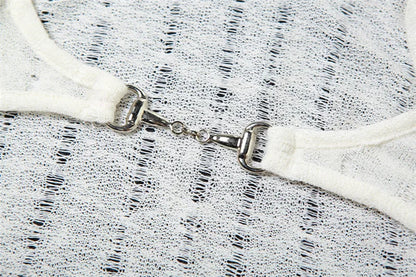 Goth Dark Open Shoulder Techwear Y2k Crop Cardigans Mall Gothic Hooded Sexy Women Crop Tops Punk Grunge Buckle Streetwear Shirts