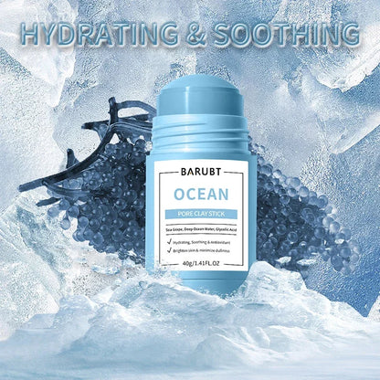 Alaska Volcano Mask Mugwort Cleansing Mask Stick Shrink Pores Acne Deep Blackhead Remover Facial Cleansing Moisturizing Mask 40g