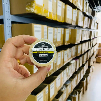 Wholesale 5/10PCS 3YARDS 0.8cm WALKERS TAPE Lace Front Hair SystemTape Extension Ultra Hold Walker Tape double wig adhesive