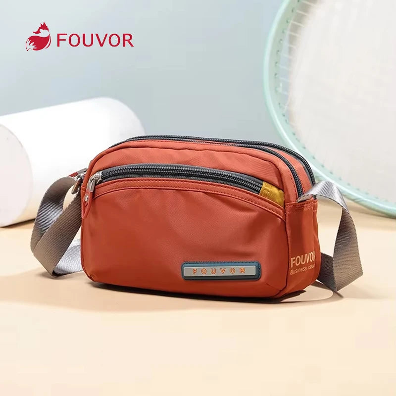 Fouvor Women Shoulder Bag Trend 2025 Nylon Small Crossbody Bag Fashion Sports Waterproof High End Messenger Bags Ladies 2587-19
