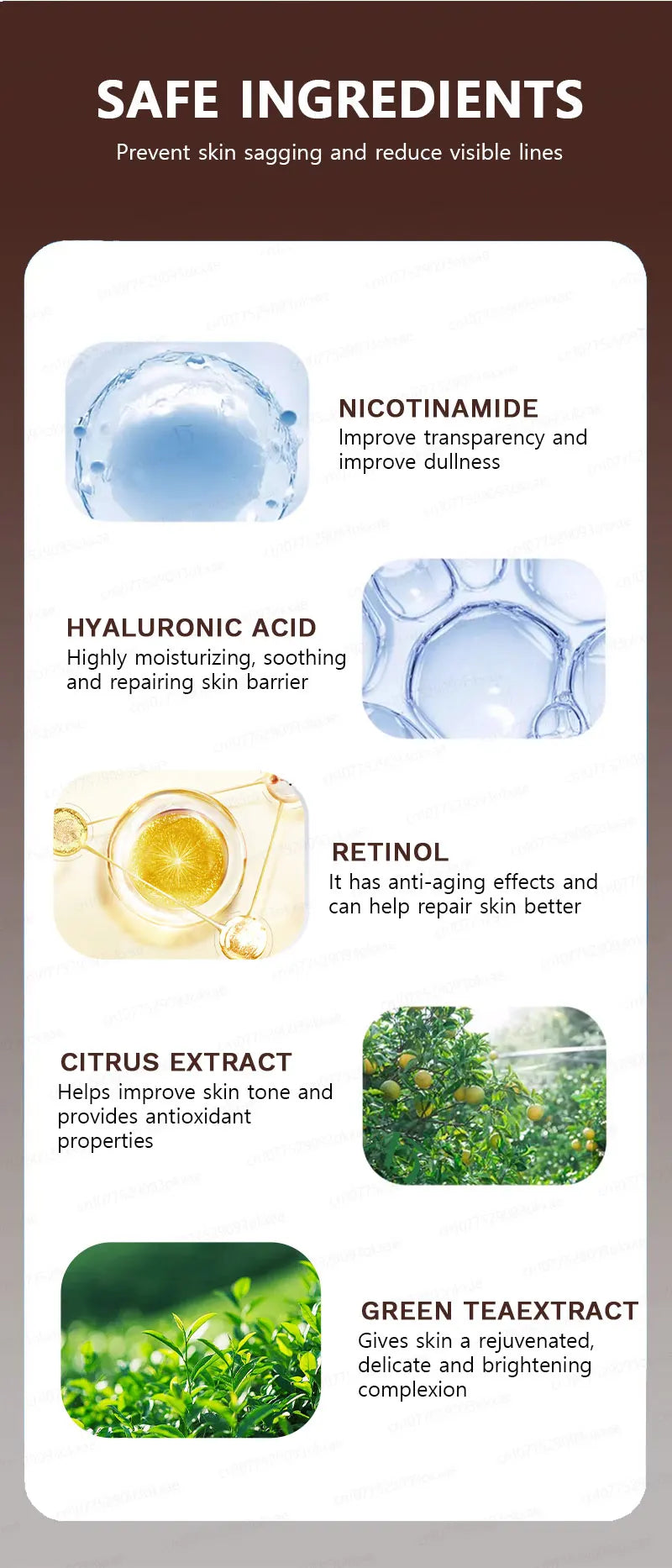 No wrinkles, 20 years younger