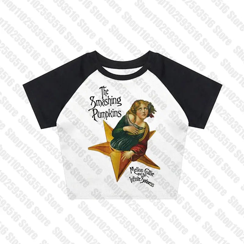 Aesthetic Tops for Women Crop Top Women 2000s Tops With Suspenders Gothic Clothes Vintage Clothing Harajuku Grunge Clothes Y2k White4
