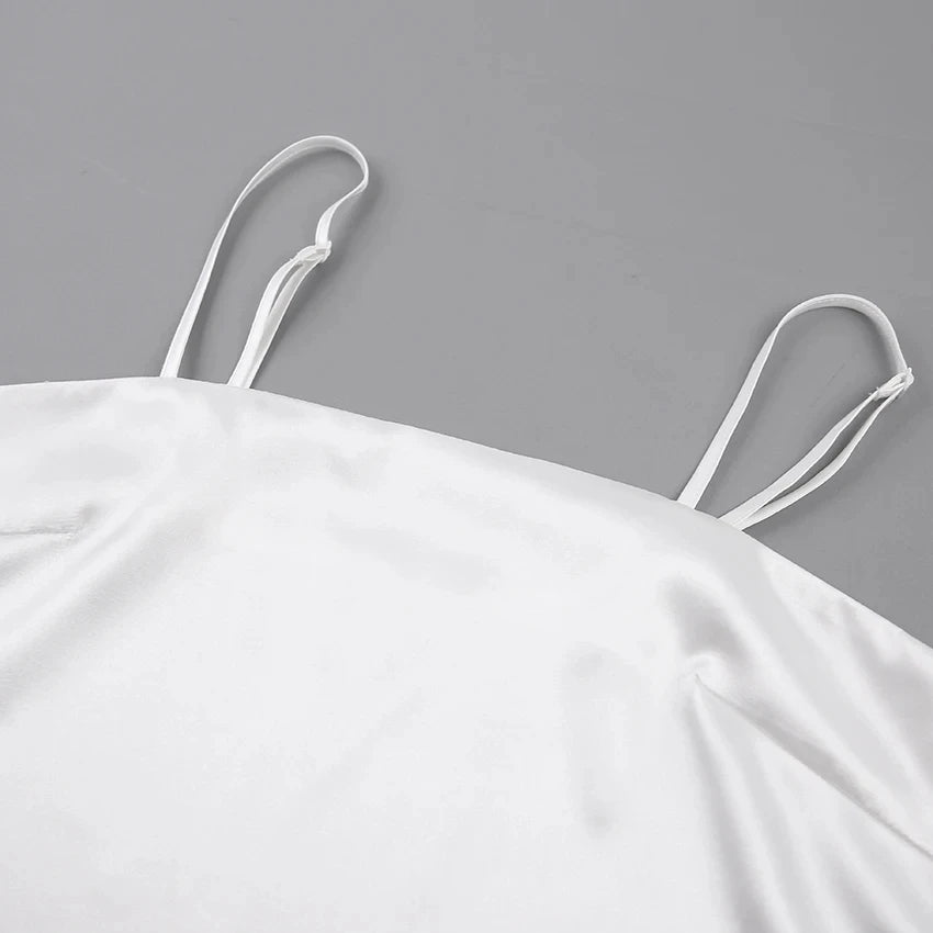 Satin Pajamas With Feathers Sleepwear Women Sets With Pants Black Spaghetti Strap Home Suit White Trouser Suits 2022