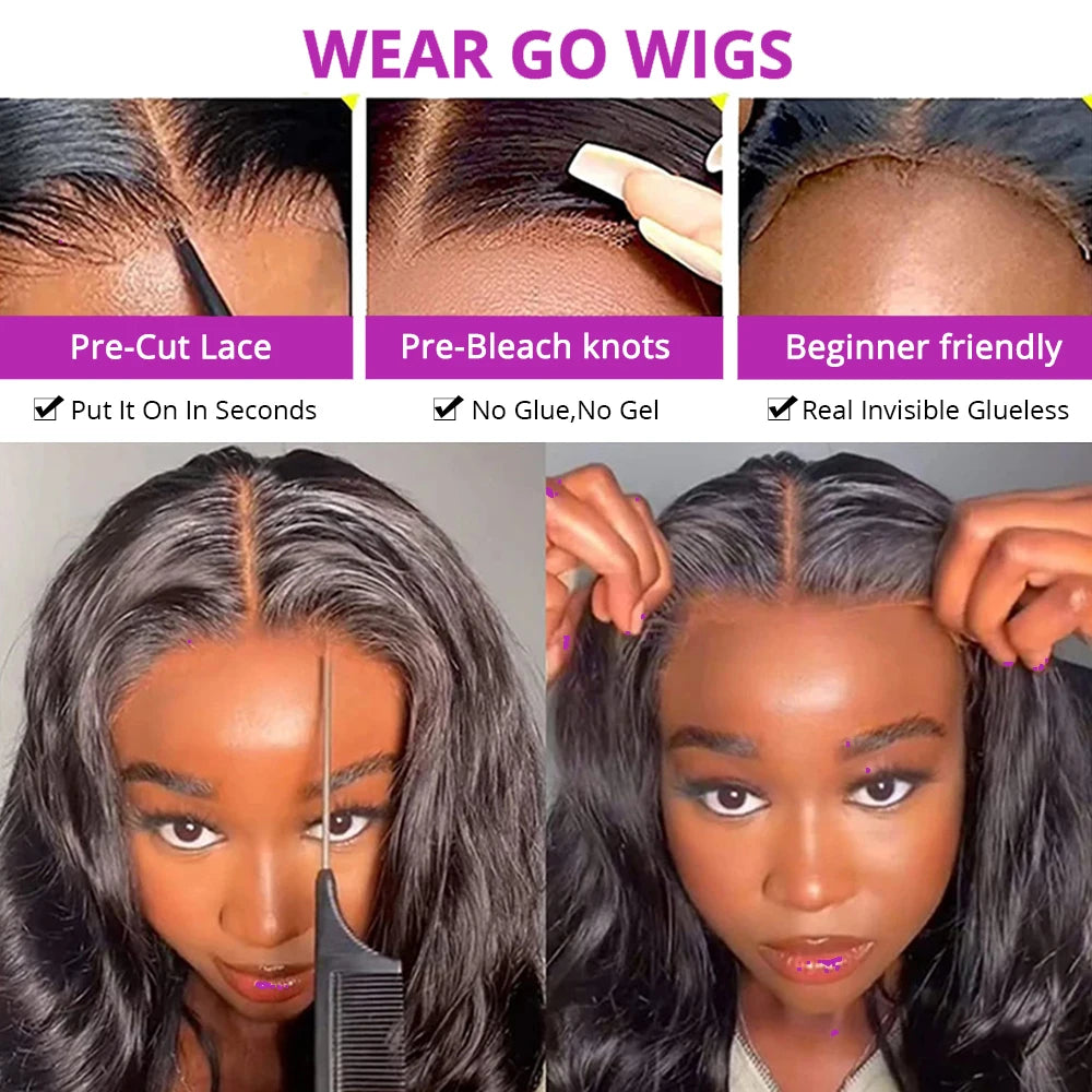 360 Full Lace Human Hair Wig Bone Straight Lace Front Wig 13x4 HD Transparent Lace Frontal Wig For Women Preplucked 250% Density Badiee Stylez