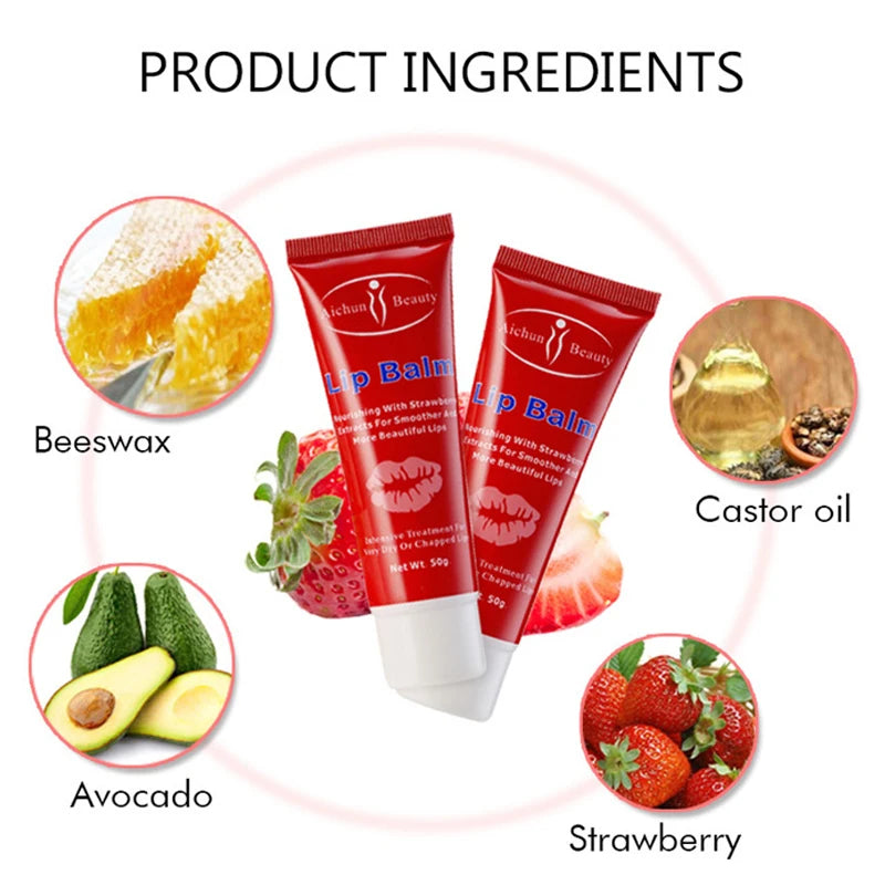 Lip Balm Long-Lasting Moisturizing Nutritious lip Smooth Tender Anti Dry Cracking Repair Lip Fruit essence Lip care Products
