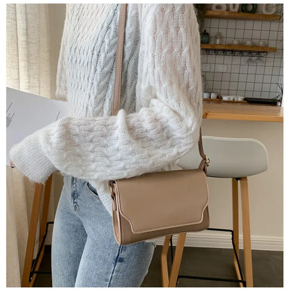 Mini Crossbody Bag for Women PU Leather Shoulder Bags Luxury Designer Handbag Fashion Female Messenger Small Square Pocket