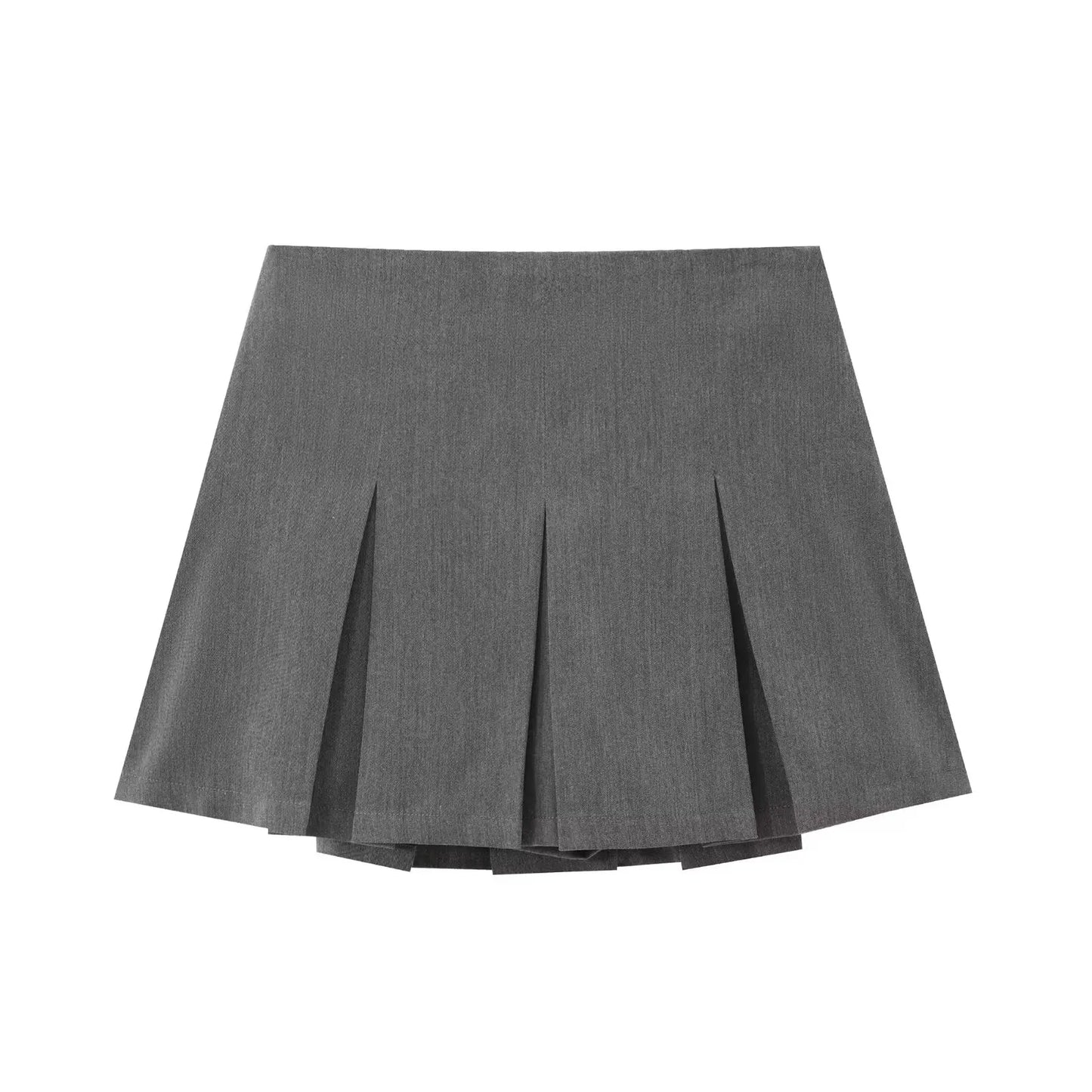 Women Pleats Short Skirts 2024 New Fashion Women Shorts Skirt Woman Mid-Waist Mini Skirts Casual Summer Skort as picture