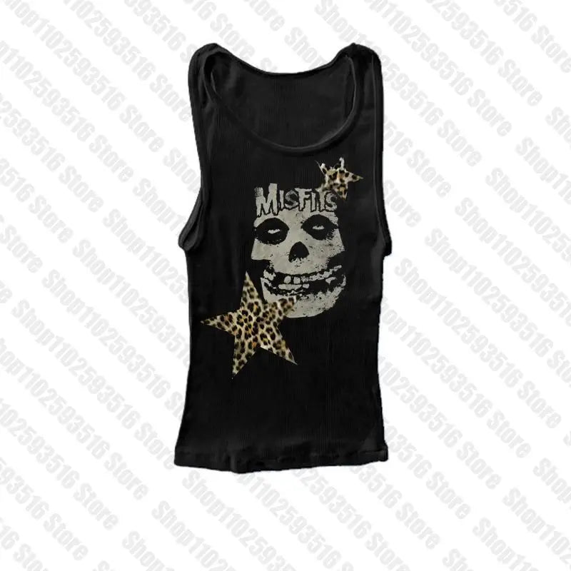 Woman Clothing Gothic Dress Harajuku Party Dresses Graphic Rock Y2k Clothes Black Mini Dress Punk Goth Emo Short Women's Summer Black2