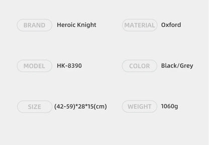 HcanKcan Expandable Roll Top Backpack Large Capacity Travel Outdoor Backpack Waterproof 17” Laptop Backpack Travel Camping Bags