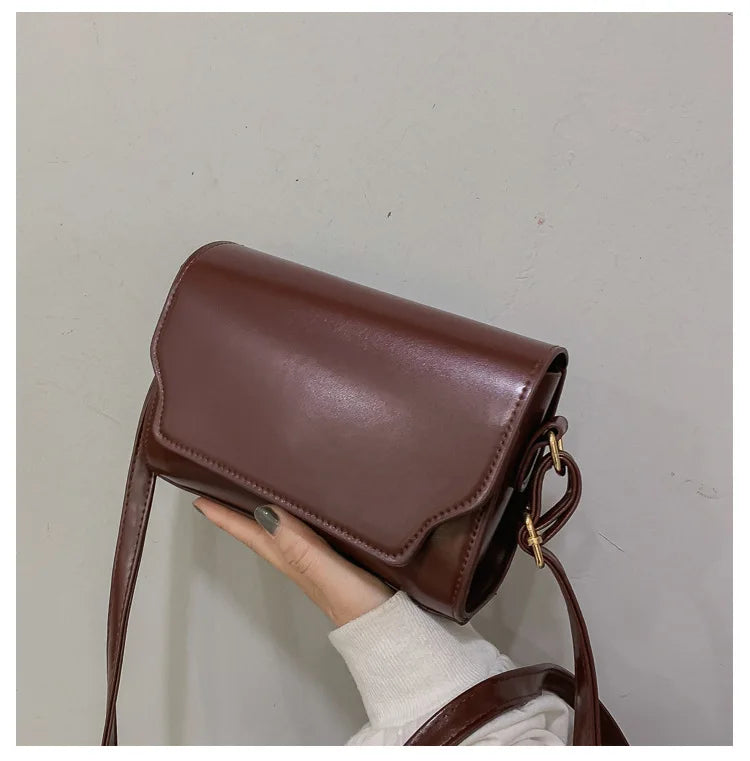 Mini Crossbody Bag for Women PU Leather Shoulder Bags Luxury Designer Handbag Fashion Female Messenger Small Square Pocket