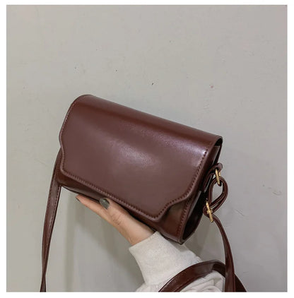 Mini Crossbody Bag for Women PU Leather Shoulder Bags Luxury Designer Handbag Fashion Female Messenger Small Square Pocket