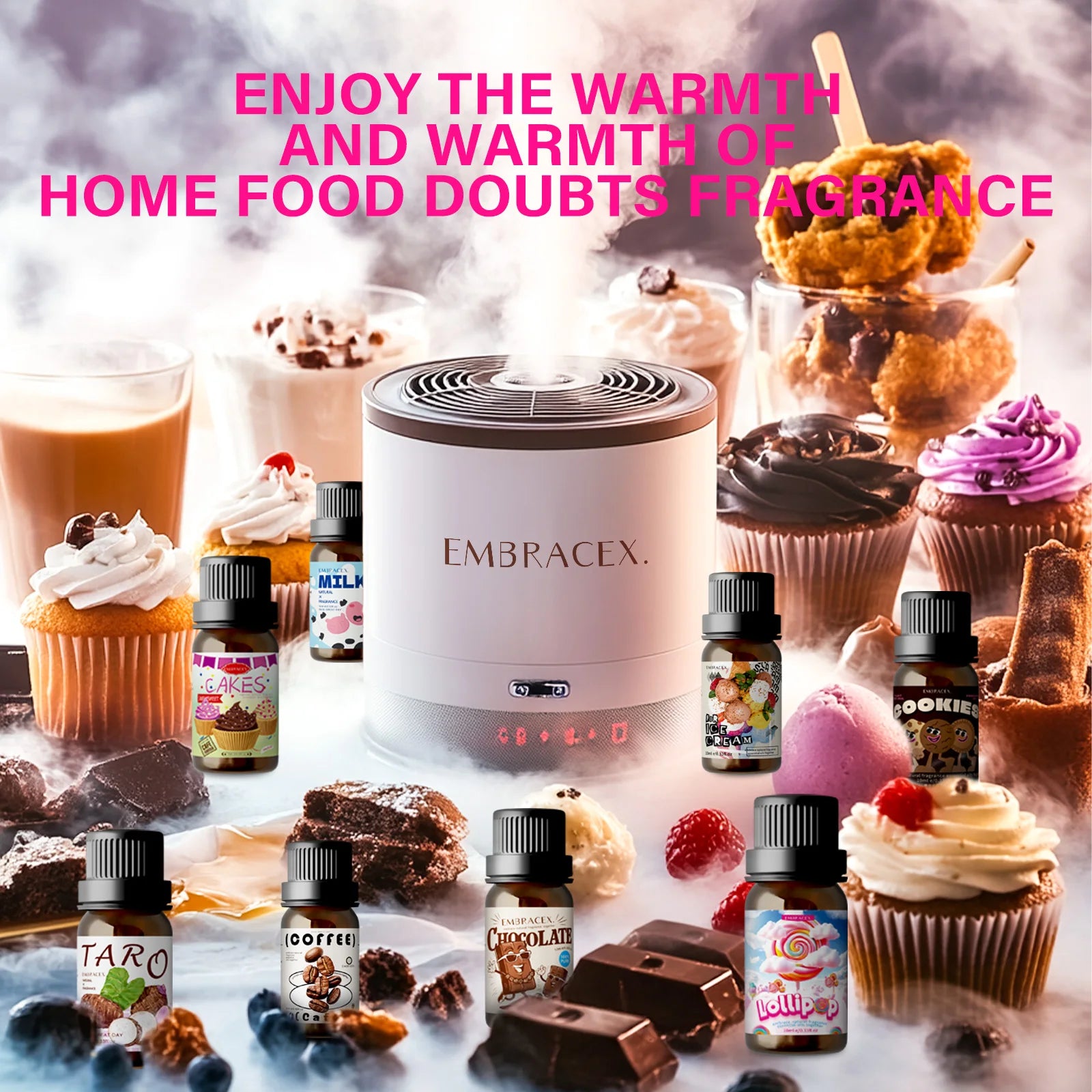 12models Gourmet Essential Oils Vanilla Coconut Coffee Cookies For Diffusers、Candles Making  Car Aromatherapy  Gifts For Women - Badiee Stylez
