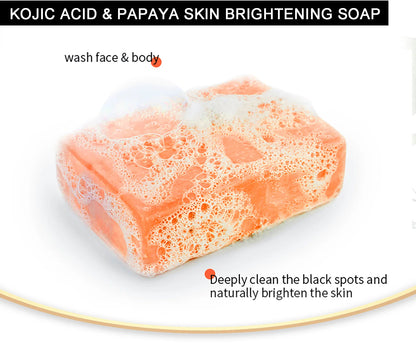 AILKE Natural Multi-Vitamin Lightening Skin Care Kit, Moisturize, Even Toning, Remove Dark and White Spots, Clean & Smooth Skin