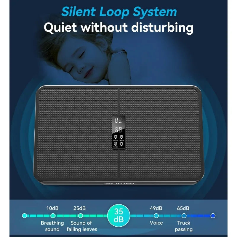 POWET Vibration Plate Exercise Machine for Weight Loss, Woukout & Lymphatic Drainage – Whole Body Vibrating