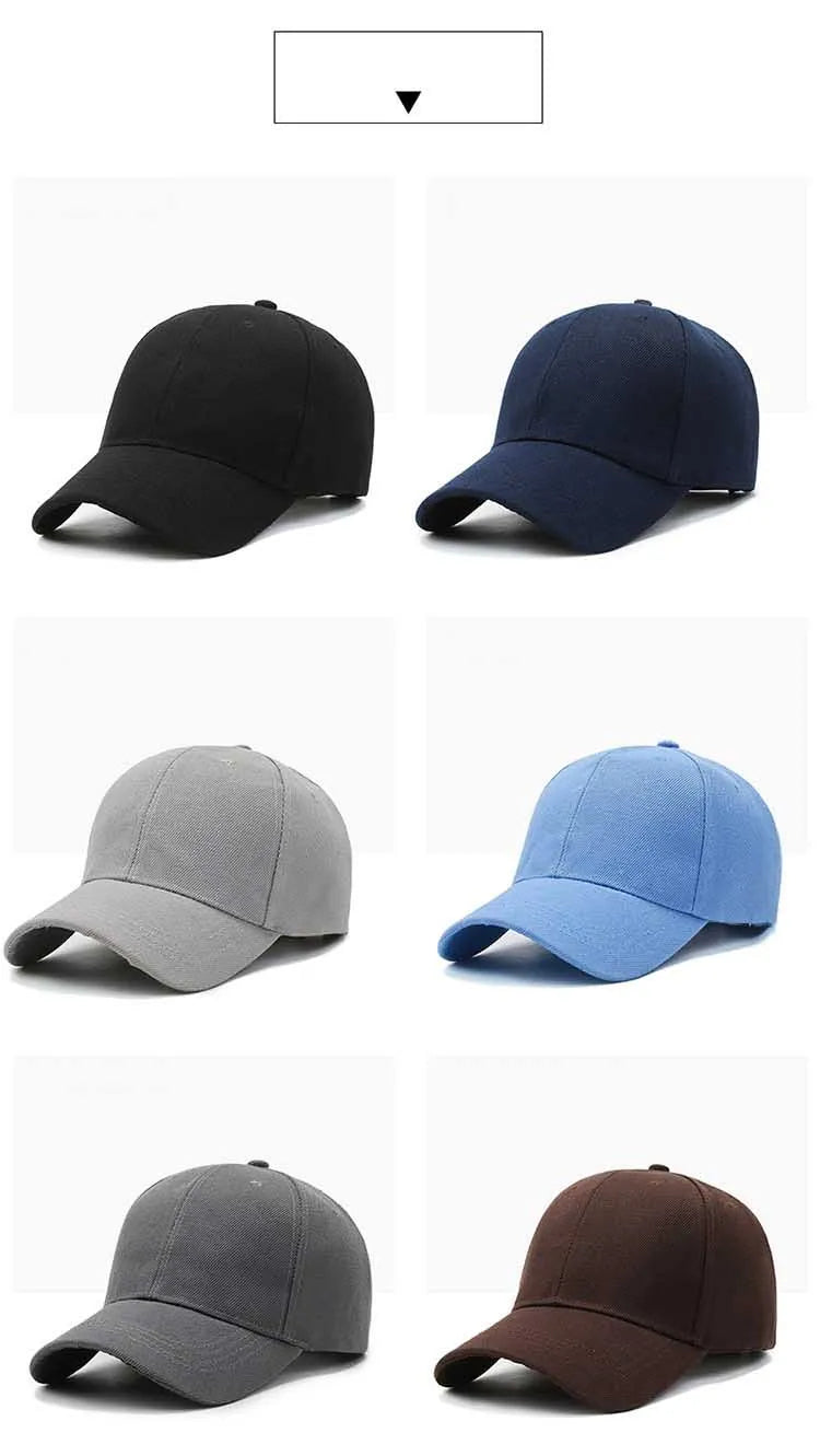 Unisex Cap Casual Plain Baseball Cap Adjustable Snapback Hats For Women Men Hip Hop Cap Street Dad Hat Badiee Stylez