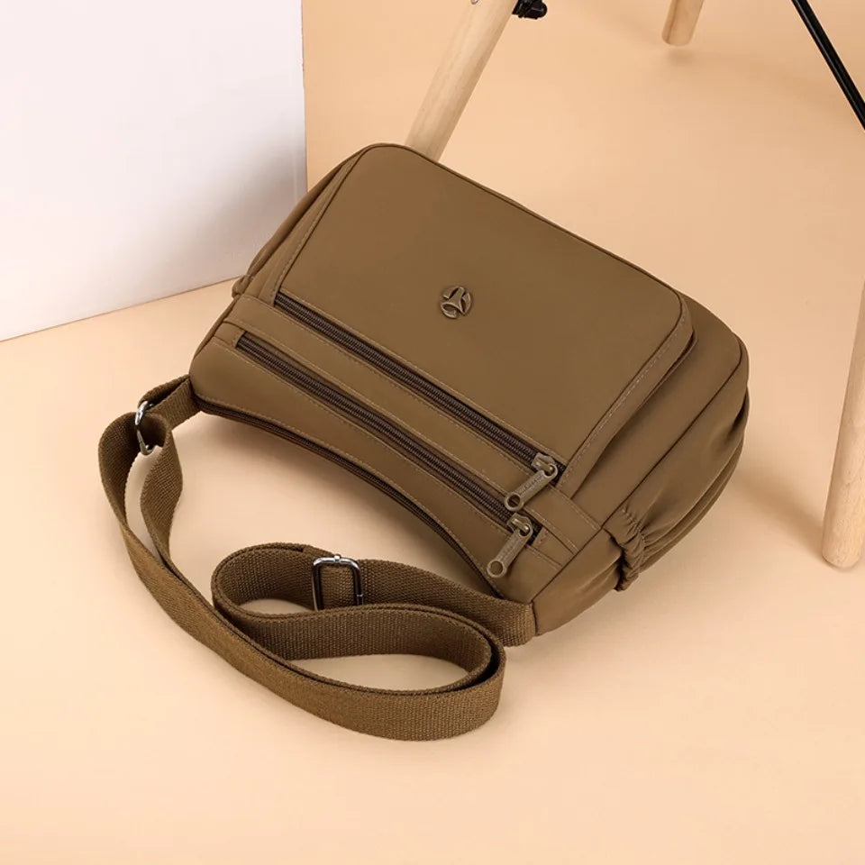 Just Hold A Lot Waterproof Nylon Shoulder Crossbody Bags for Women Messenger Travel Daily Use Bags Suitable for Mothers Shopping