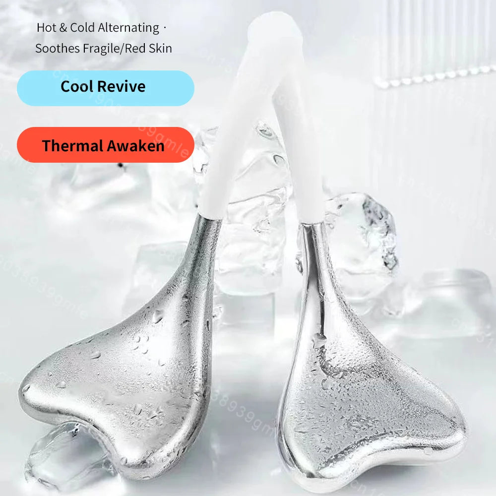 Ice Facial Roller Gua Sha Cryo Sticks Facial Skin Care Beauty Lifting Contouring Tools Reusable Ice Globe Balls Face Massagers