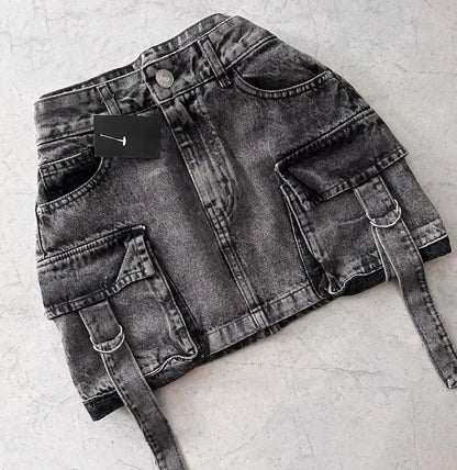 Y2K Retro British Style Flag Graphic Print Mini Shorts Harajuku Gyaru Denim Shorts Women Goth Slim Fit Hip Low Rise Short Pants 4