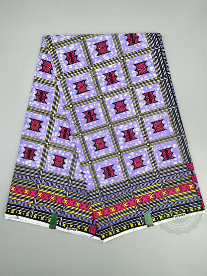 Classical Veritable Wax Guaranteed Real wax print fabric dutch hollandais pagne africa Dress 100% cotton 6yards Light Pink 6Yards 950g