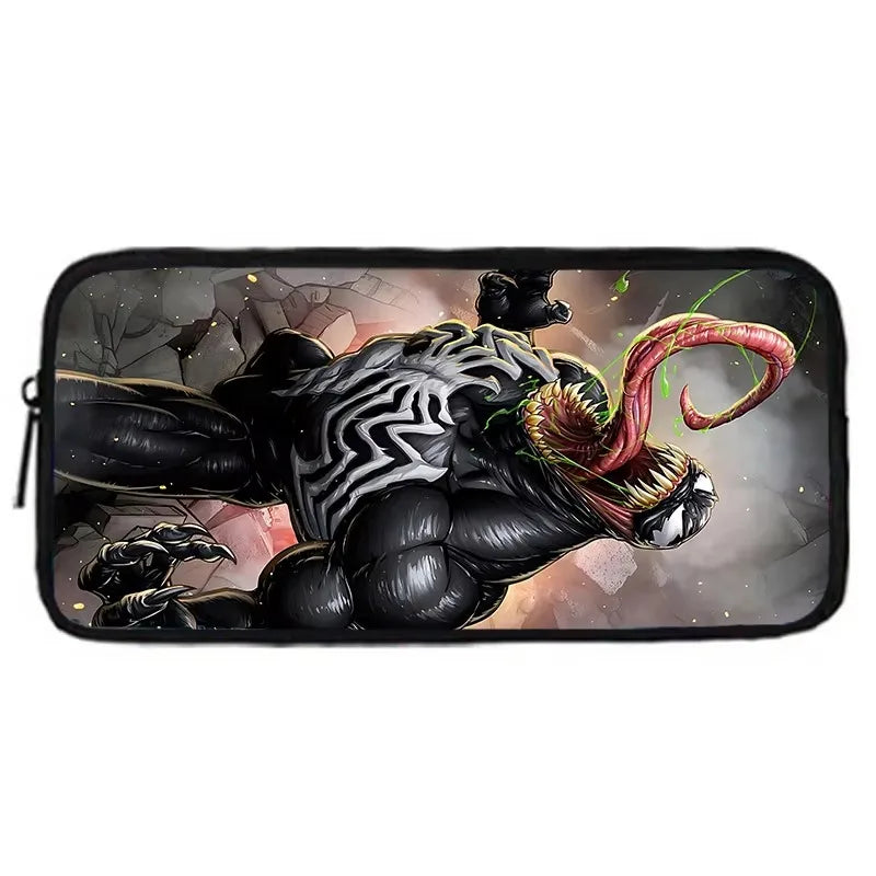 Marvels V-venoms Child School Backpack with Lunch Bags ,Pencil Bags ,School Bags for Boys Girls Best Gift XHOO1-BD-102-A8