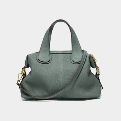 Hifashion 100% Cowhide Genuine Leather Handbags For Women 2025 Trend Designer Wide Strap Pillow Ladies Shoulder Crossbody Bags