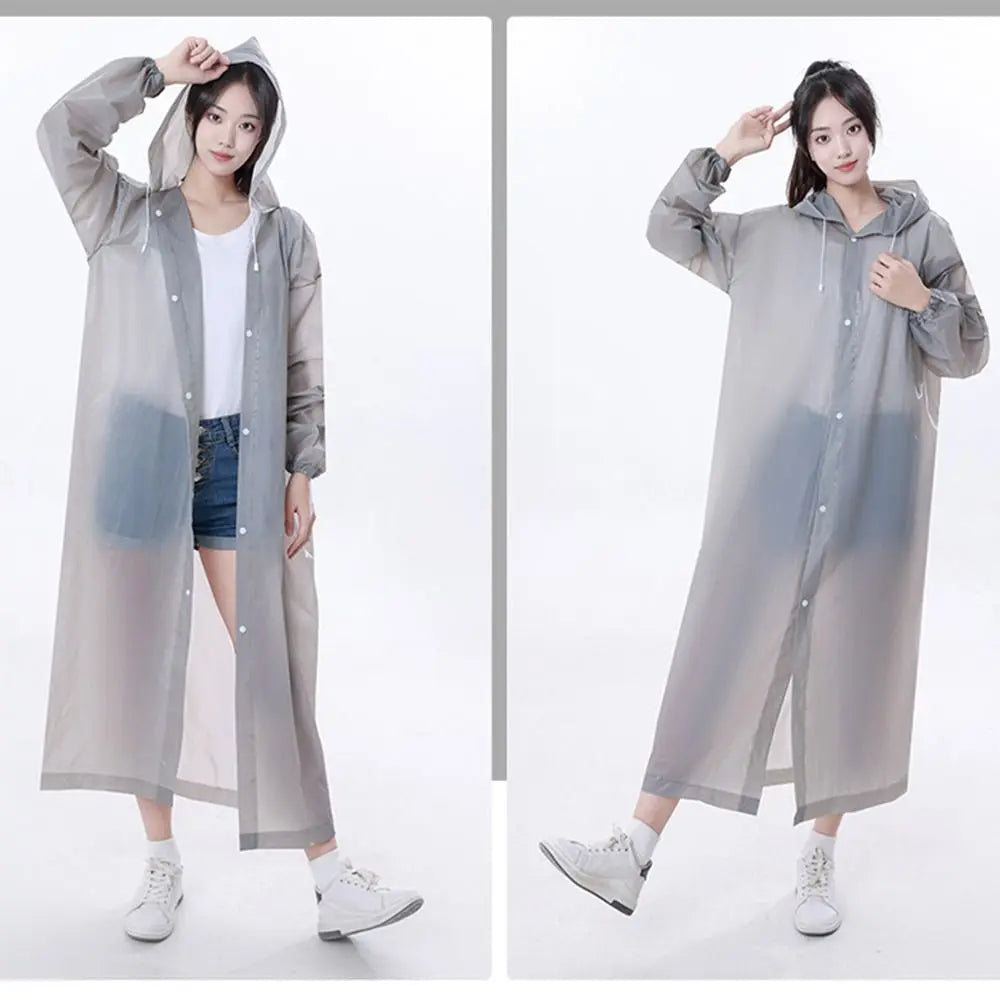 EVA Rain Coat New Full Body Thickening Adult Raincoat Waterproof Convenient Reusable Poncho Outdoor
