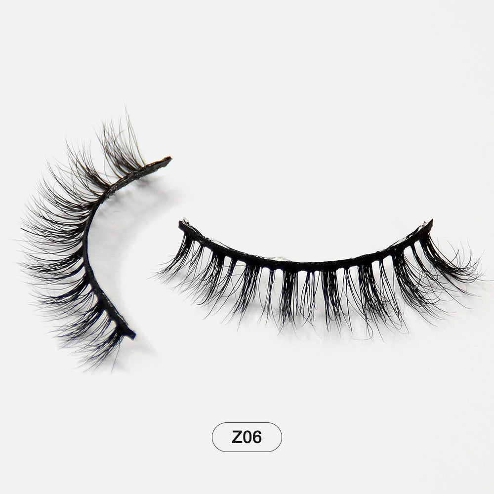 Dropshiping Makeup Mink Lashes Fluffy Soft Full Fake Eyelashes Natural False Eyelashes Wispy Lash Extension Z06 CHINA