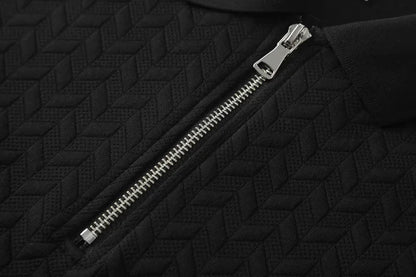 Zipper Polo Collar T Shirt Men Autumn Casual Sports Retro Light Luxury Pullover Fashion Men's Outdoor Long Sleeve Polo Shirts