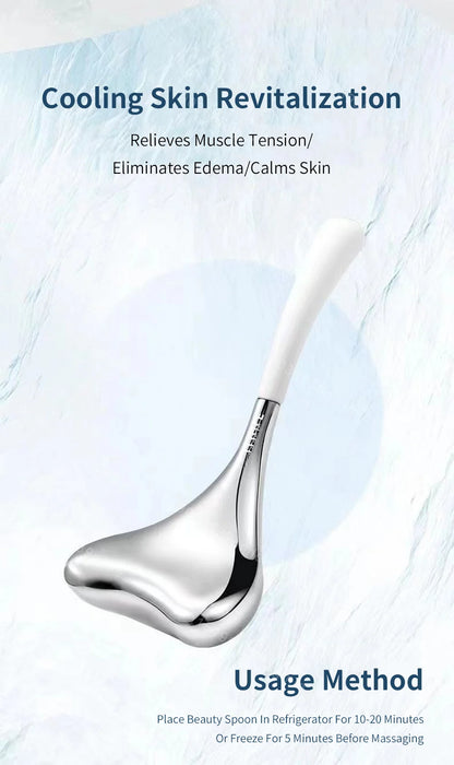 Ice Globes Facial Skin Care Tool Massager Facial Eyes Stainless Steel Beauty Cryo Sticks Cooling Spa Globes Beauty Face Spa Ball