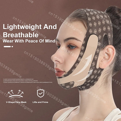 Reusable Face Slimming Bandage V Line Face Shaper Women Chin Cheek Lift Up Belt Facial Massage Strap Face Skin Care Beauty Tools