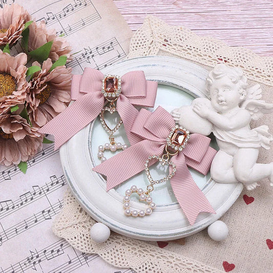 [1 pair] y2k accessories New year's eve decorations trendy hair clips lolita cosplay Hairpin cute accessories Decoration for new
