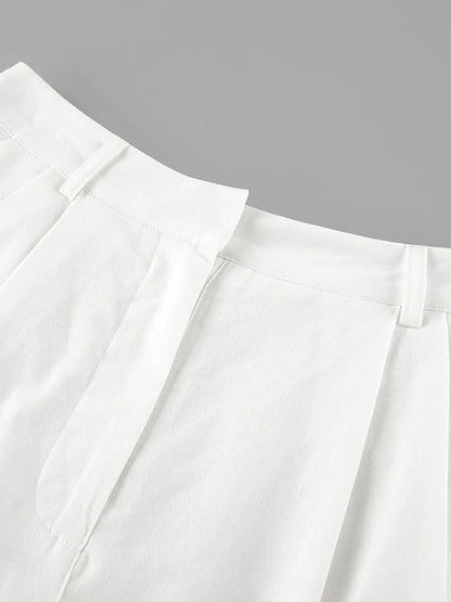 Marthaqiqi Loose Cotton Women'S Pajamas Sets Sexy V-Neck Sleepwear Tank Tops Nightwear Casual Shorts Femme Summer Pyjamas Suits