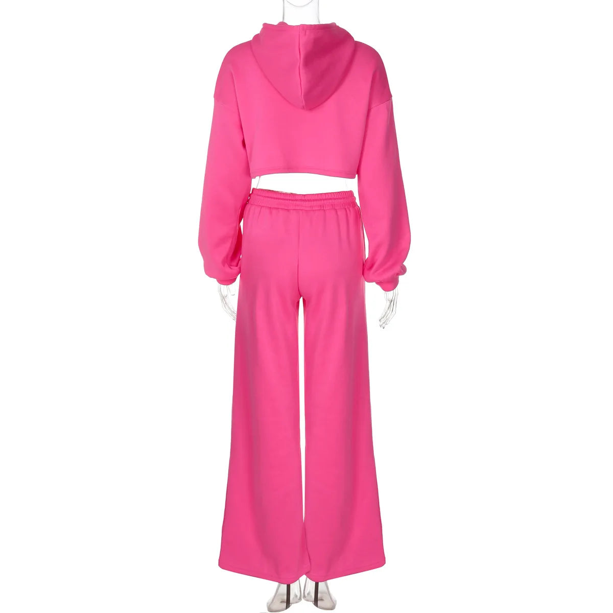 Leosoxs Women Casual Two Piece Pants Set Y2K Long Sleeve Mini Sweatshirt Cardigans Hoodies Tops+ Pant Tracksuits Fashion Winter