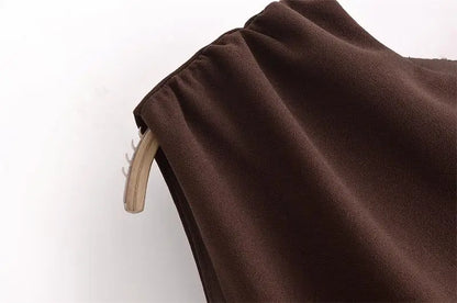 New Elegant Dresses Women's Summer 2025 New Fashion Tight Ruched Mini Party Women's Dress Street Youth Holiday Dress