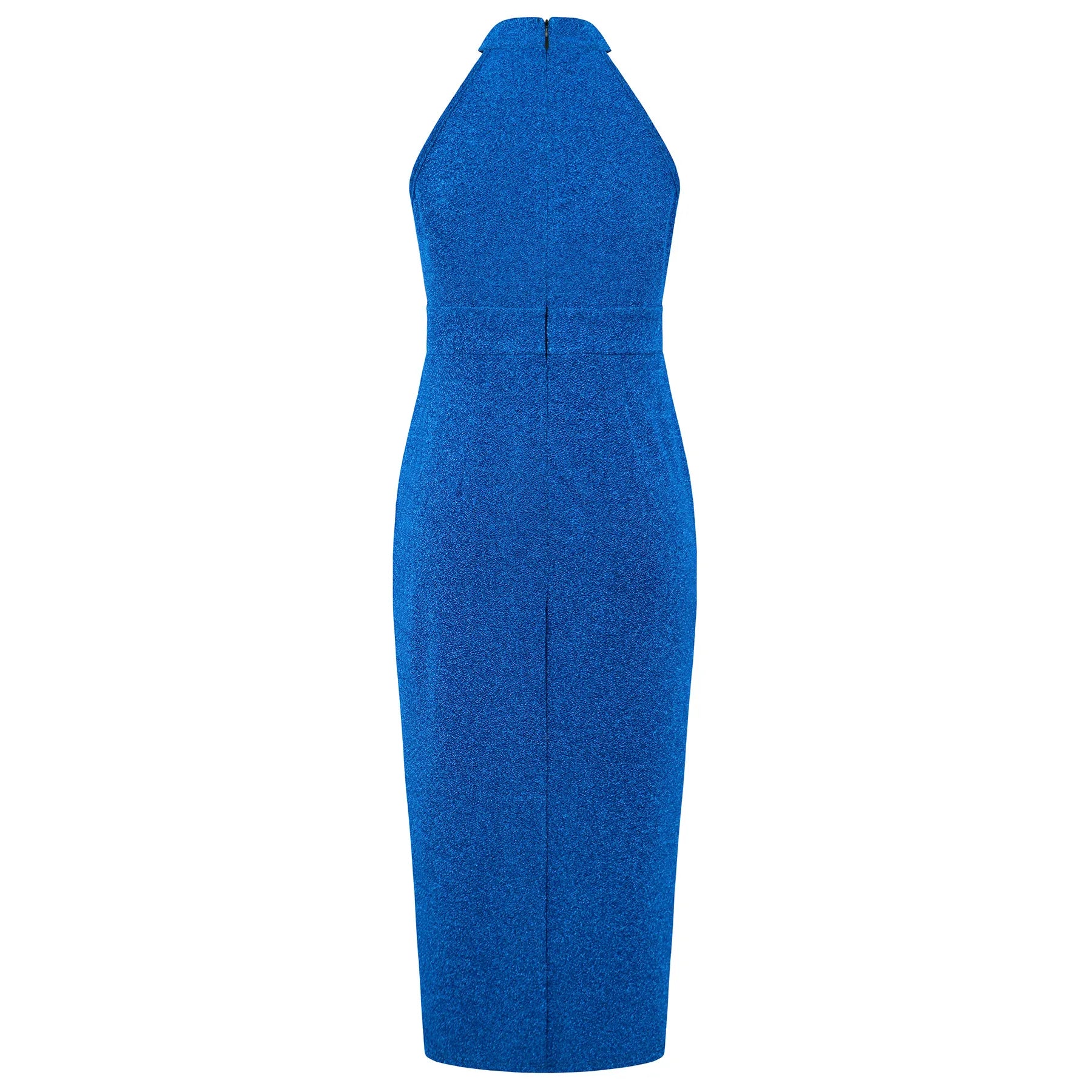 VigoCasey 2025 Female Sleeveless Evening Party Dress Women Summer Solid Bodycon Dress Sexy Lady Stand-up Collar Tight Dresses