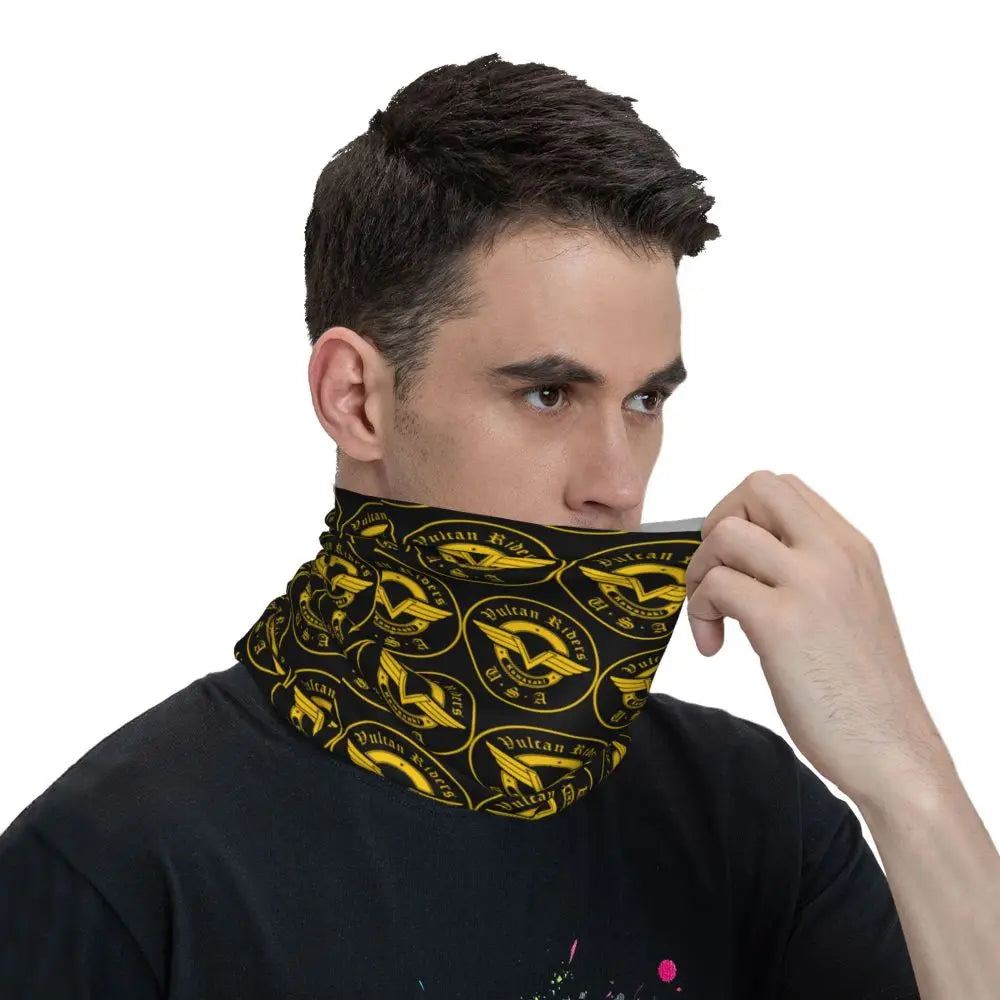 Vulcan Motorcycle Modren Bandana Neck Cover Printed Wrap Scarf Multi-use Headwear Outdoor Sports Unisex Adult Washable