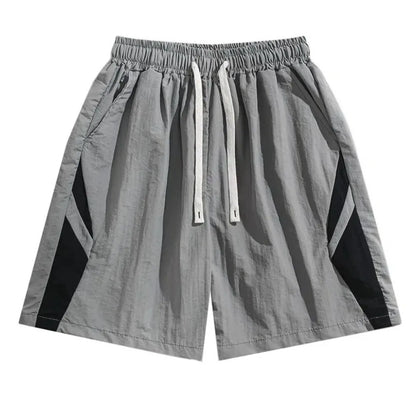 Large Size Loose Casual Thin Shorts High Waist Drawstring Wide Leg Shorts Summer Beach Knee Length Pants Men Badiee Stylez