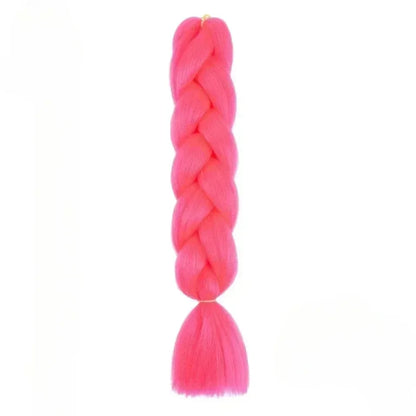 YUNLU 24Inch Synthetic Crochet Hair Extensions for White Women Box Twist 165g Jumbo Braiding Hair Pre Stretched Wholesale A14 24inches