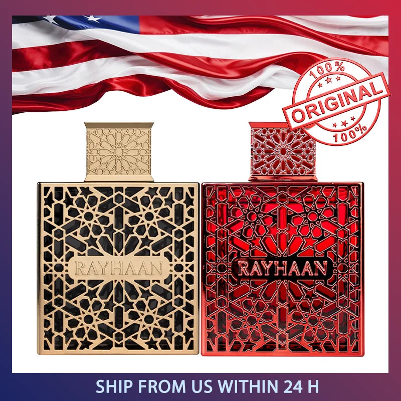 RAYHAAN Crimson Elixir Eau de Parfum Spray for Unisex 3.4 Ounce - Badiee Stylez