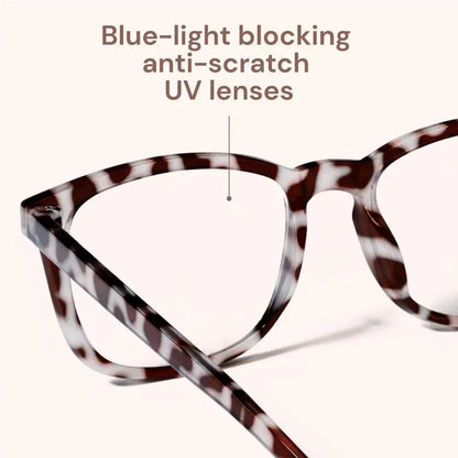 Stylish Blue Light Glasses for Woman - Computer Glasses 99% Blue Light Blocking - Lightweight TR90 Frames - 3 pack Badiee Stylez