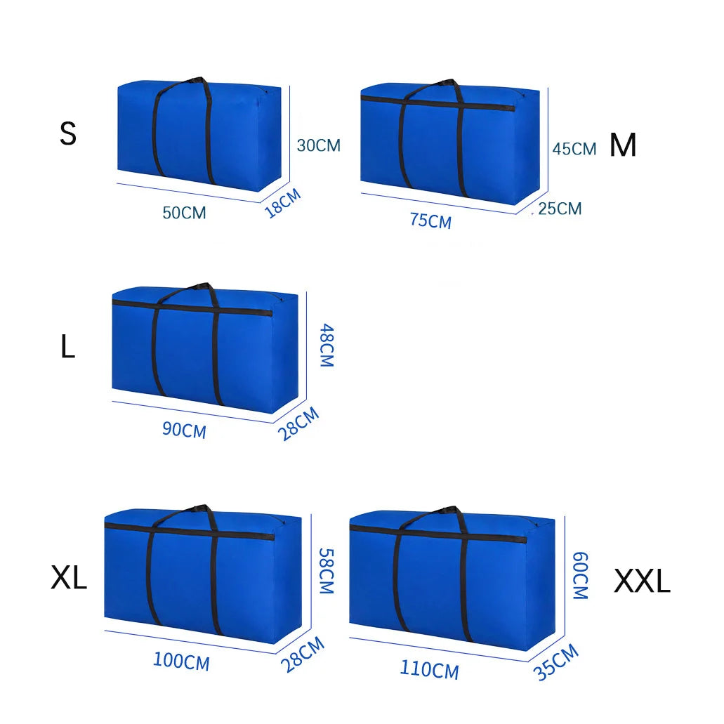 Extra Large Waterproof Moving Luggage Bags Laundry Shopping Bag foldable luggage travel bag Thin Oxford Cheap Quilt Organizer