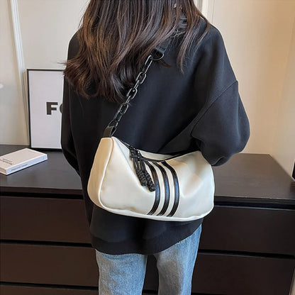 Fashion Crossbody Bag for Women Purse Oxford Tote Bag Fashion Chain Aesthetic Handbags Travel Bags