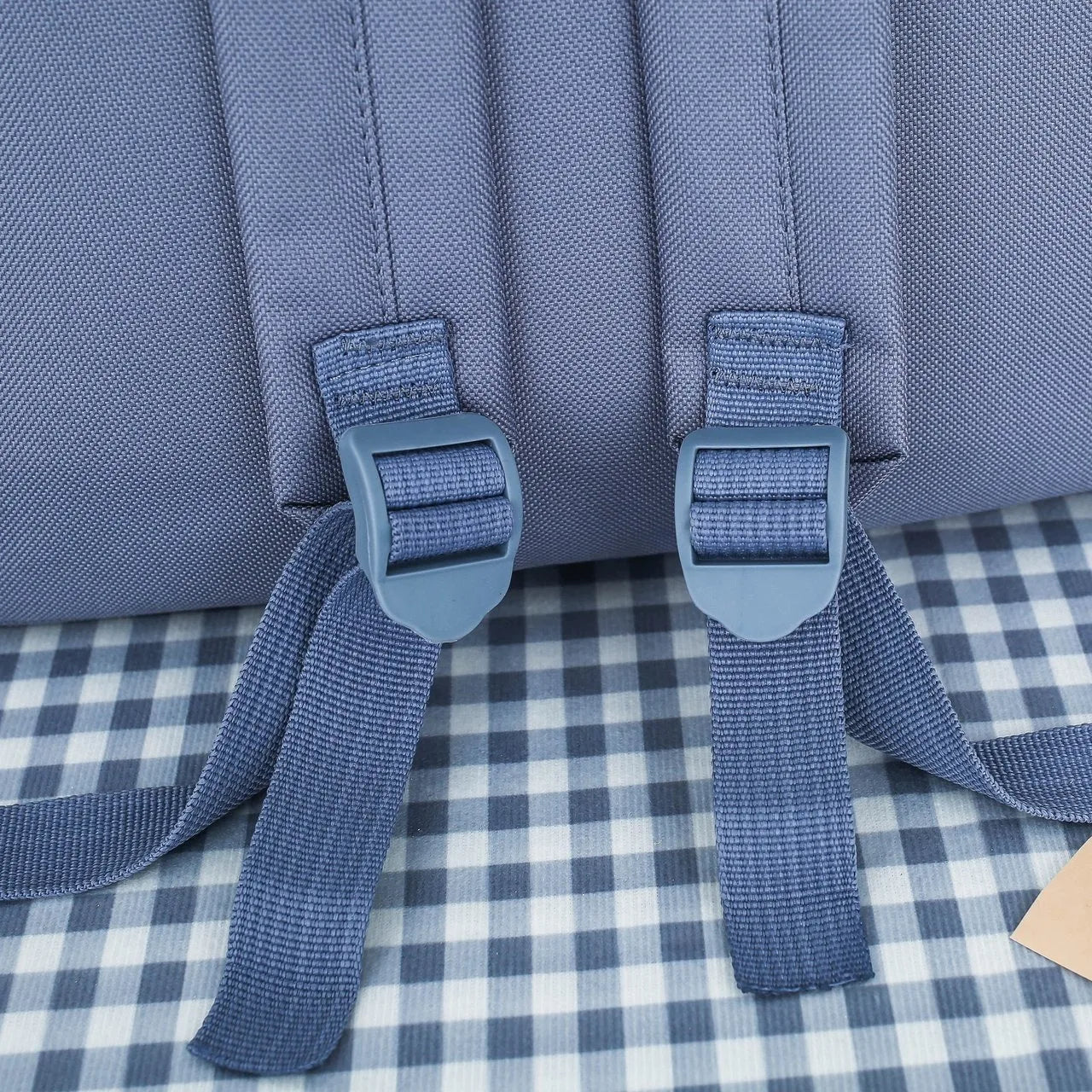 Four Piece Set of Student Backpack for Women in Korean Version Casual Canvas High School Campus with Large Capacity