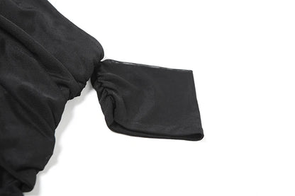 Weird Puss See Through Sexy Dress Women Y2K Cross Bandage Backless Halter Sleeveless Summer Trend Midnight Clubwear Mini Bodycon