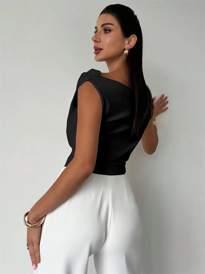 Summer Solid T-Shirts Women Clothes Fashion Tshirt Blusas Casual Ladies T Shirt Sleeveless Women's Top Tee Camiseta Mujer