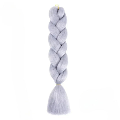 YUNLU 24Inch Synthetic Crochet Hair Extensions for White Women Box Twist 165g Jumbo Braiding Hair Pre Stretched Wholesale A40 24inches