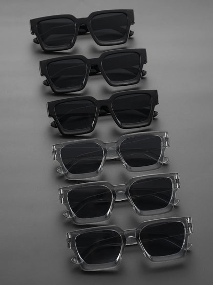 1/2 PC S Classic Fashion Square Plastic Frame Women Sunglasses For Men Daily Life Shades Eyewear Accessories. Badiee Stylez